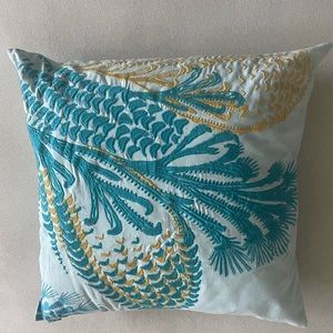 Designed couch pillow